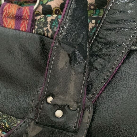 Sakroots Artist Circle Multicolored Boho Convertible Shoulder Bag Backpack - Picture 8 of 16